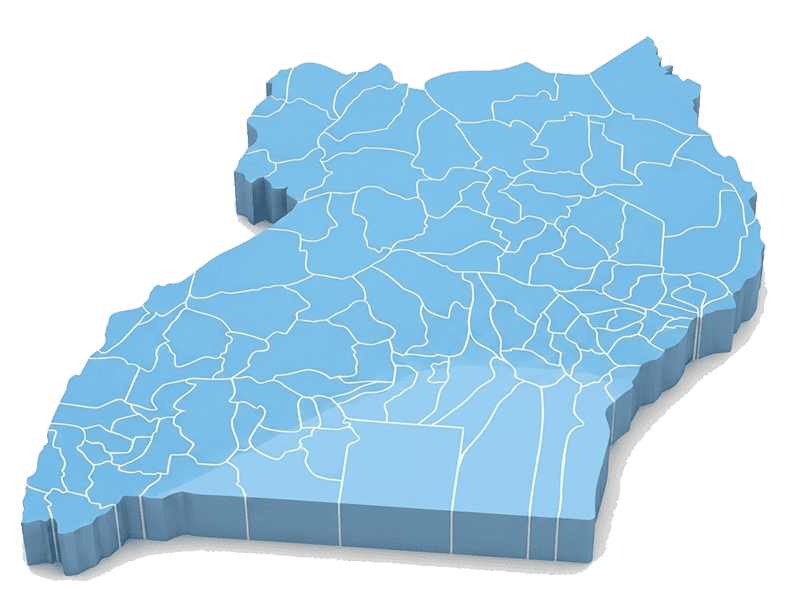 Map of Uganda — Yaobai distributors